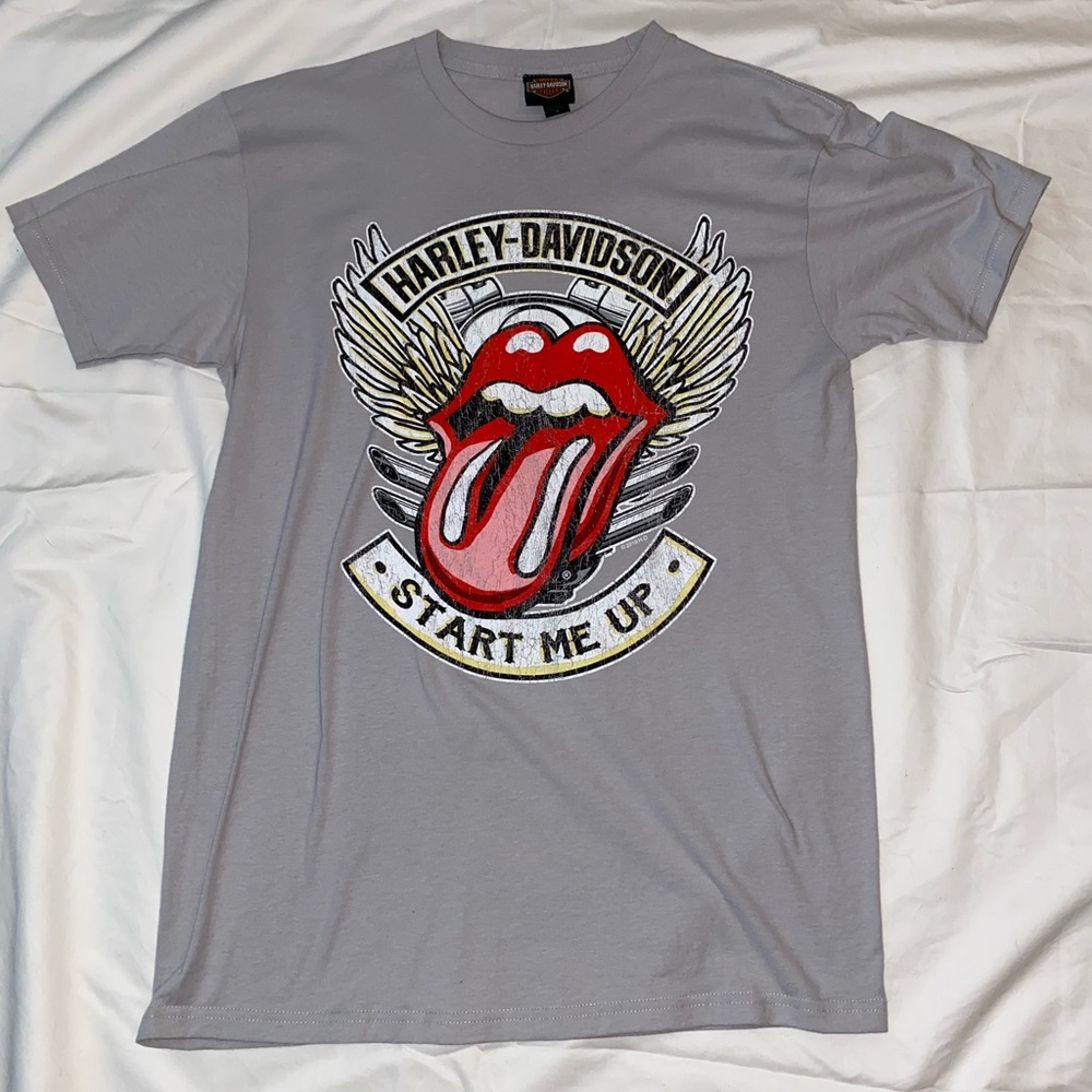 Harley Davidson X Rolling Stones Tee